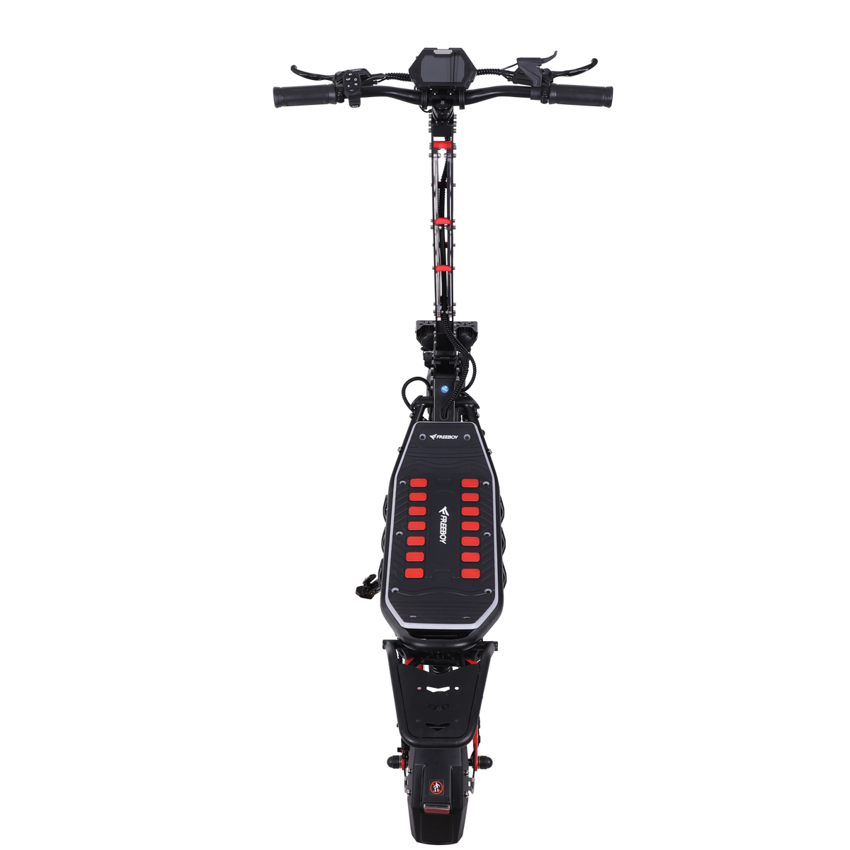 FREEBOY H10 electric scooter handlebar and display detail on white background