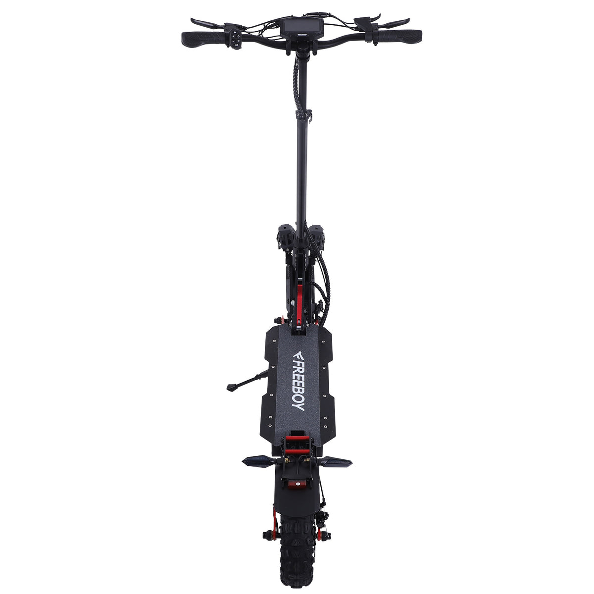 FREEBOY H6 electric scooter top and deck view on white background