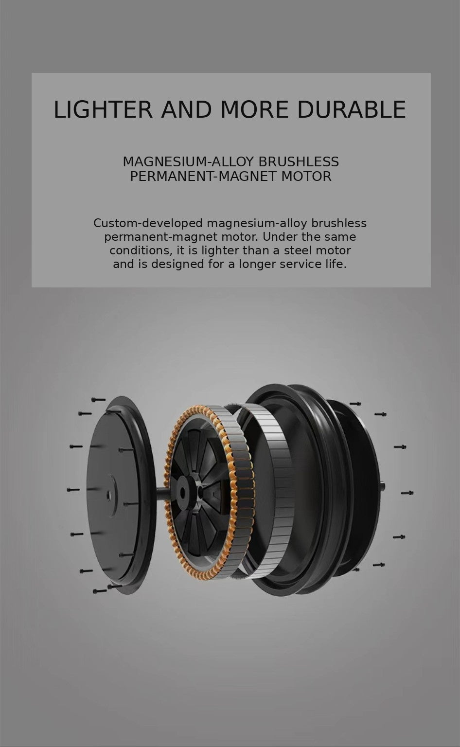 INMOTION V5 magnesium alloy motor