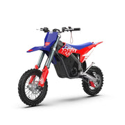 RFN Warrior Youth SX-E2 electric dirt bike alternate front three-quarter view