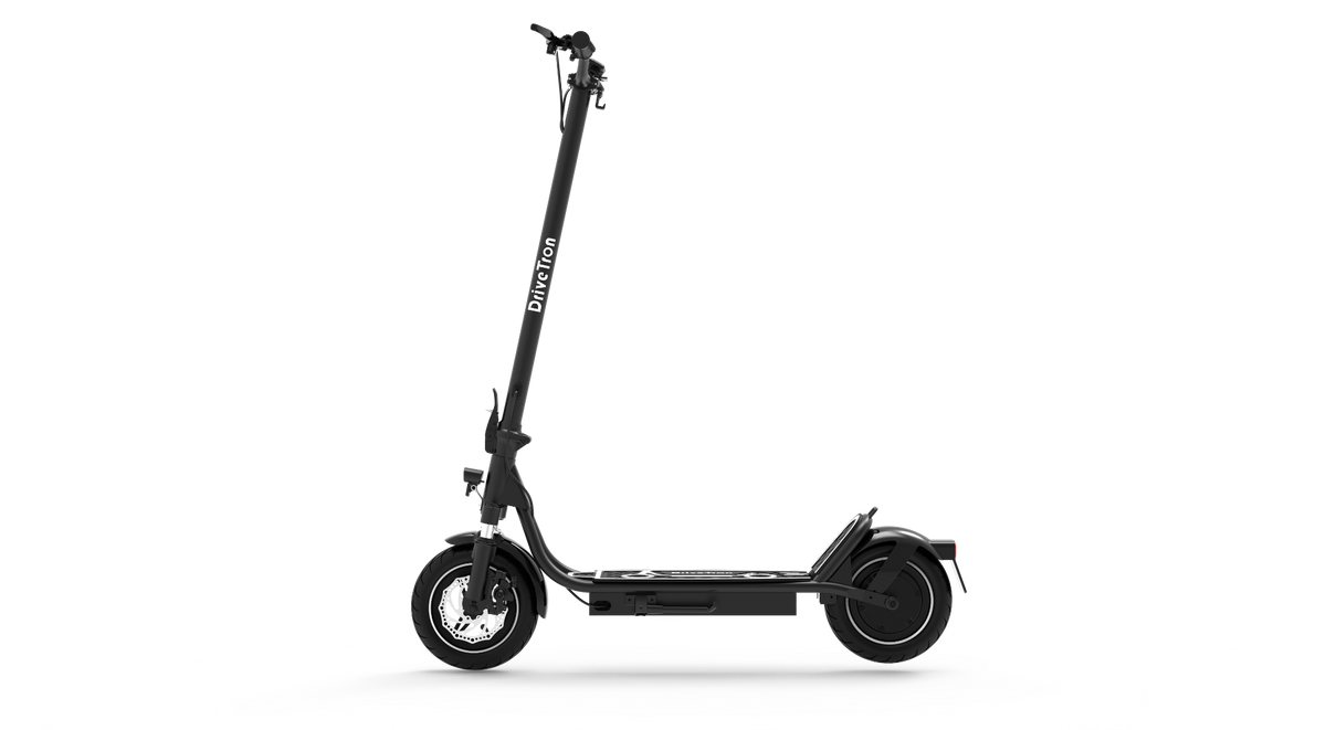 DriveTron DT01 electric scooter in black — detail 2