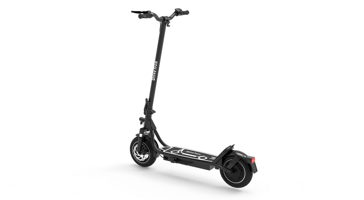 DriveTron DT01 electric scooter in black — detail 3