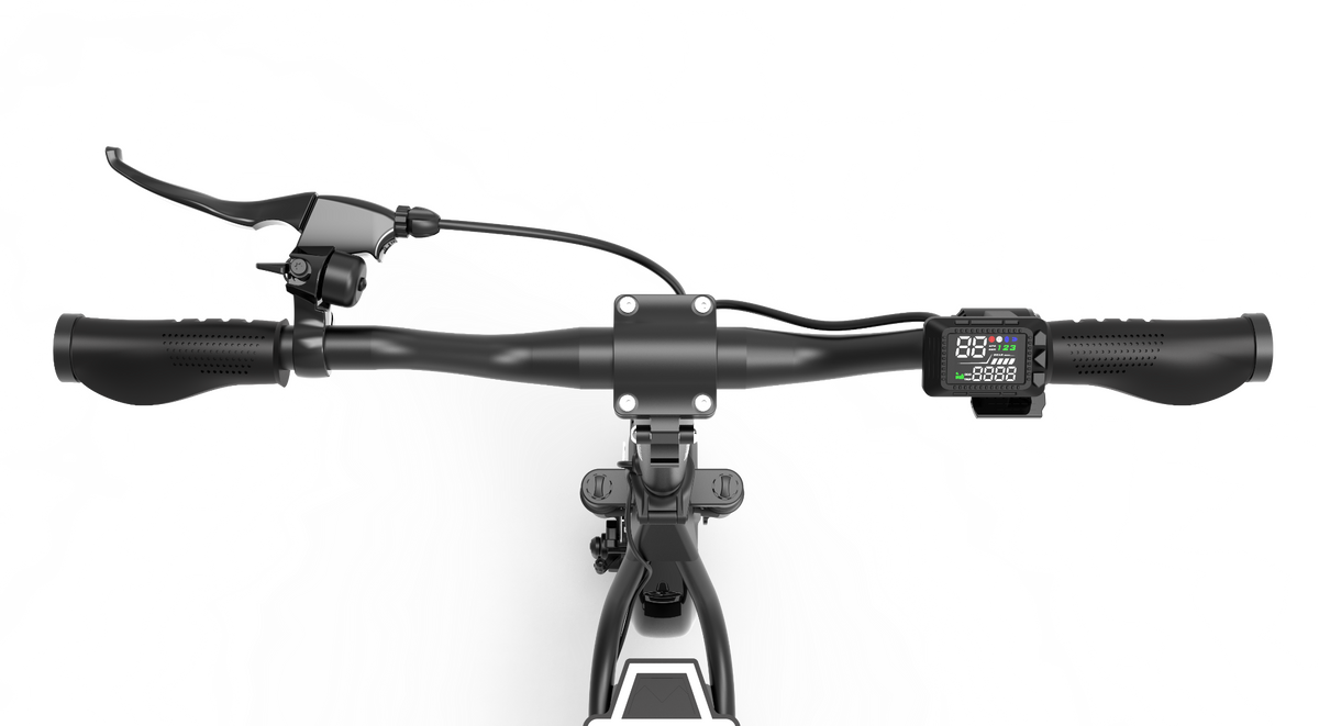 DriveTron DT01 electric scooter in black — detail 6