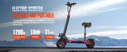 FREEBOY J11MAX Foldable Electric Scooter — 1200W · 48V 18Ah · Standard finish — image 7