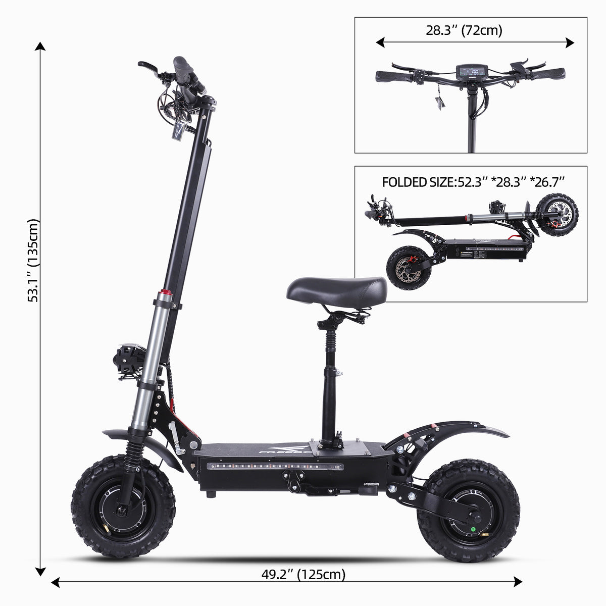 FREEBOY J30MAX Dual-Motor Electric Scooter — product image 3