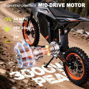 FREEBOY Y88 Electric Dirt Bike — product image 3